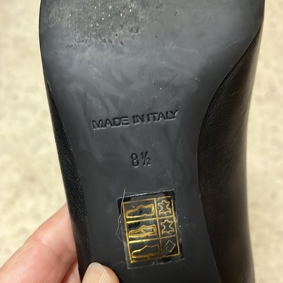 Everlane The Italian Leather Day Heel Size 8.5 Black - Picture 8 of 11